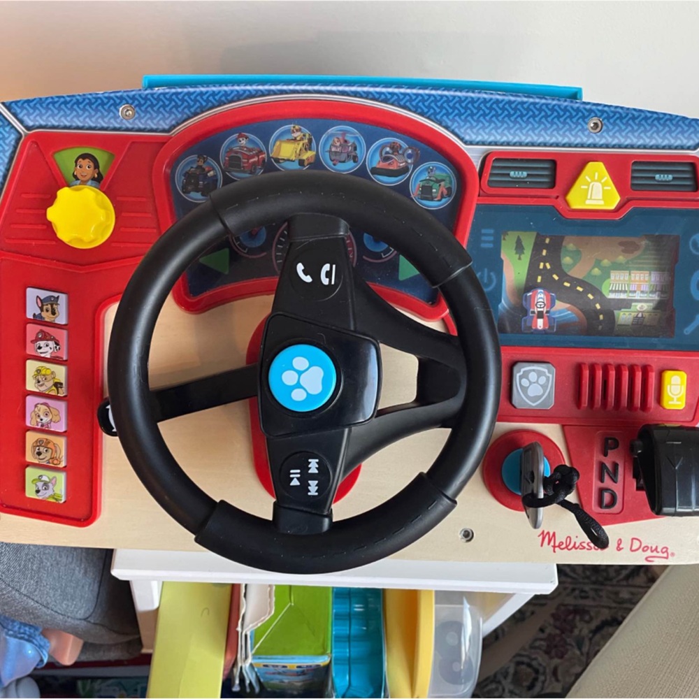 Melissa & Doug PAW Patrol Rescue Mission Wooden Dashboard- gently used